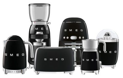 Набір для кави та сніданку SMEG 50&rsquo;s Retro Style&nbsp;  DCF02BLEU + TSF01BLEU + KLF04BLEU + MFF11BLEU + CJF11BLEU + CGF11BLEU фото