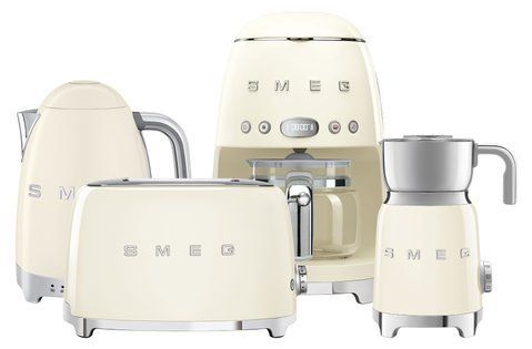Набір техніки SMEG 50&rsquo;s Retro Style для кави та сніданків DCF02CREU + TSF01CREU + KLF04CREU + MFF11CREU фото