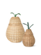 Набір плетених кошиків для зберігання Pear (малий і великий) 7000/2 фото 1