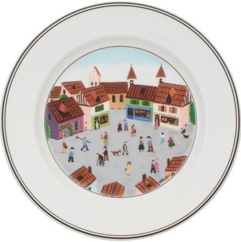 Обідня тарілка &laquo;Містечко&raquo; Naif Villeroy & Boch 10-2337-2625 фото