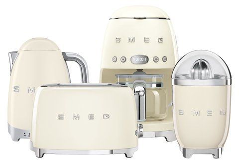 Набір техніки SMEG 50&rsquo;s Retro Style для кави та сніданків DCF02CREU + TSF01CREU + KLF04CREU + CJF01CREU фото
