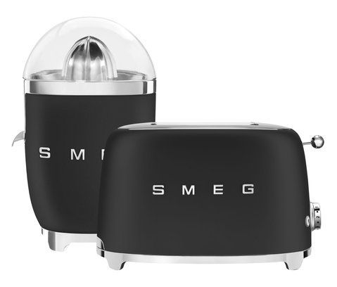 Сніданковий набір SMEG 50&rsquo;s Retro Style TSF01BLMEU + CJF01BLMEU фото