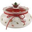 Порцеляновий святковий посуд для зберігання Toy's Delight, розмір 13,6 x 13,6 x 9,5 см