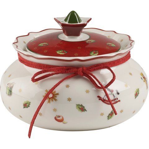 Порцеляновий святковий посуд для зберігання Toy's Delight, розмір 13,6 x 13,6 x 9,5 см 14-8585-4556 фото