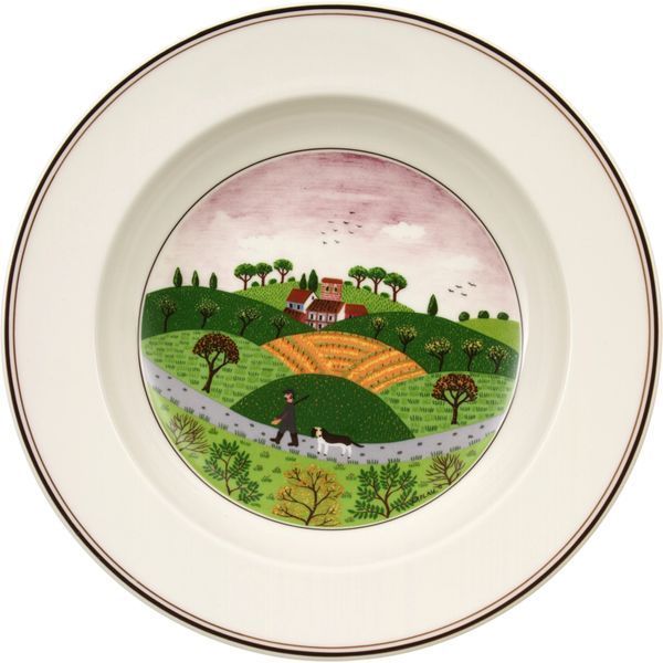 Набір обідньо-кавовий з порцеляни Design Naif від Villeroy & Boch, 6 осіб 10-2337-2626/SET фото