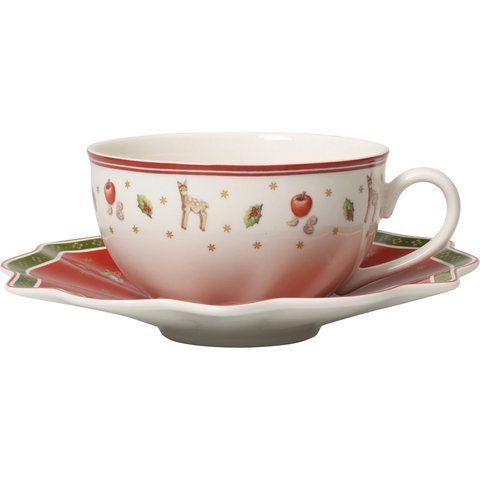 Порцелянова святкова філіжанка з блюдцем Toy's Delight, об&rsquo;єм 0,26 л 14-8585-1201 фото