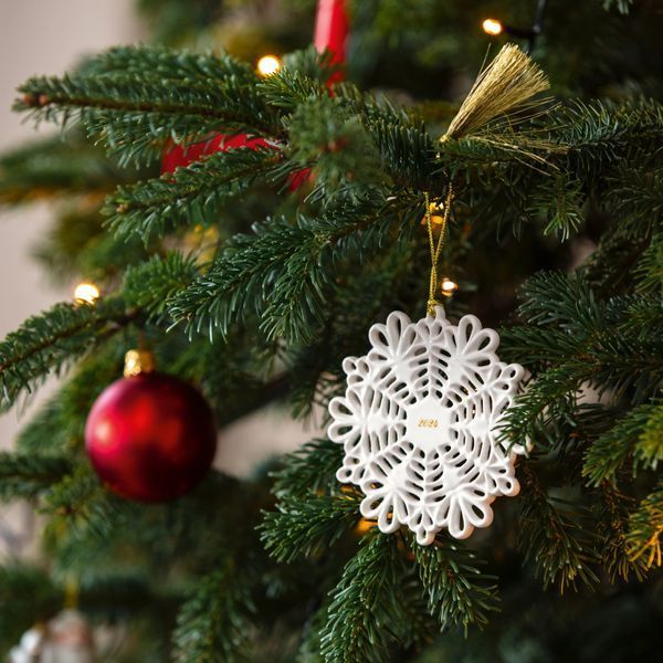 Порцелянова підвіска у вигляді сніжинки з колекції Annual Ornaments Christmas Classics від Villeroy & Boch. 14-8675-4347 фото