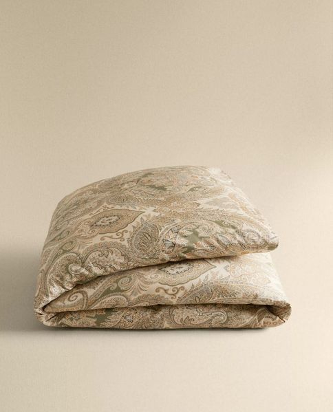 Підковдра з сатинової бавовни, візерунок paisley ZARA 5147088 фото