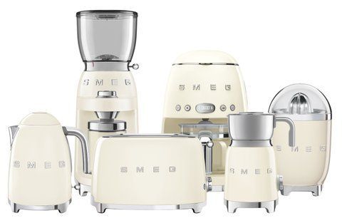 Набір техніки SMEG 50&rsquo;s Retro Style DCF02CREU + TSF01CREU + KLF03CREU + MFF11CREU + CJF11CREU + CGF11CREU фото
