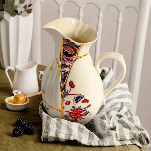 Глечик/ваза Kintsugi 09645 фото