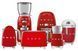 Набір техніки SMEG 50&rsquo;s Retro Style DCF02RDEU + TSF01RDEU + KLF03RDEU + MFF11RDEU + CJF01RDEU + CGF01RDEU фото