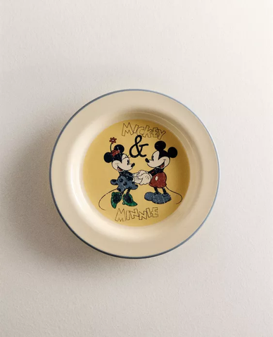 Дитяча керамічна тарілка Міккі Маус і Мінні Маус &copy;Disney 7606202 фото