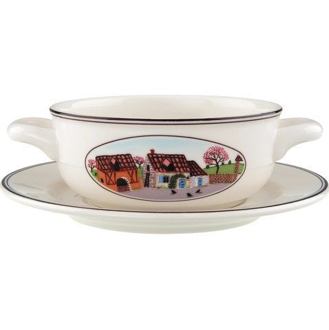 Бульйонниця з блюдцем 2 ел. Naif Villeroy & Boch 10-2337-2500 фото