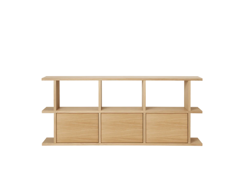 Стелаж Kona 3&times;2 із 3 закритими секціями 1104274620 фото